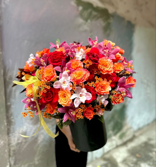 Autumn Elegance Hat Box