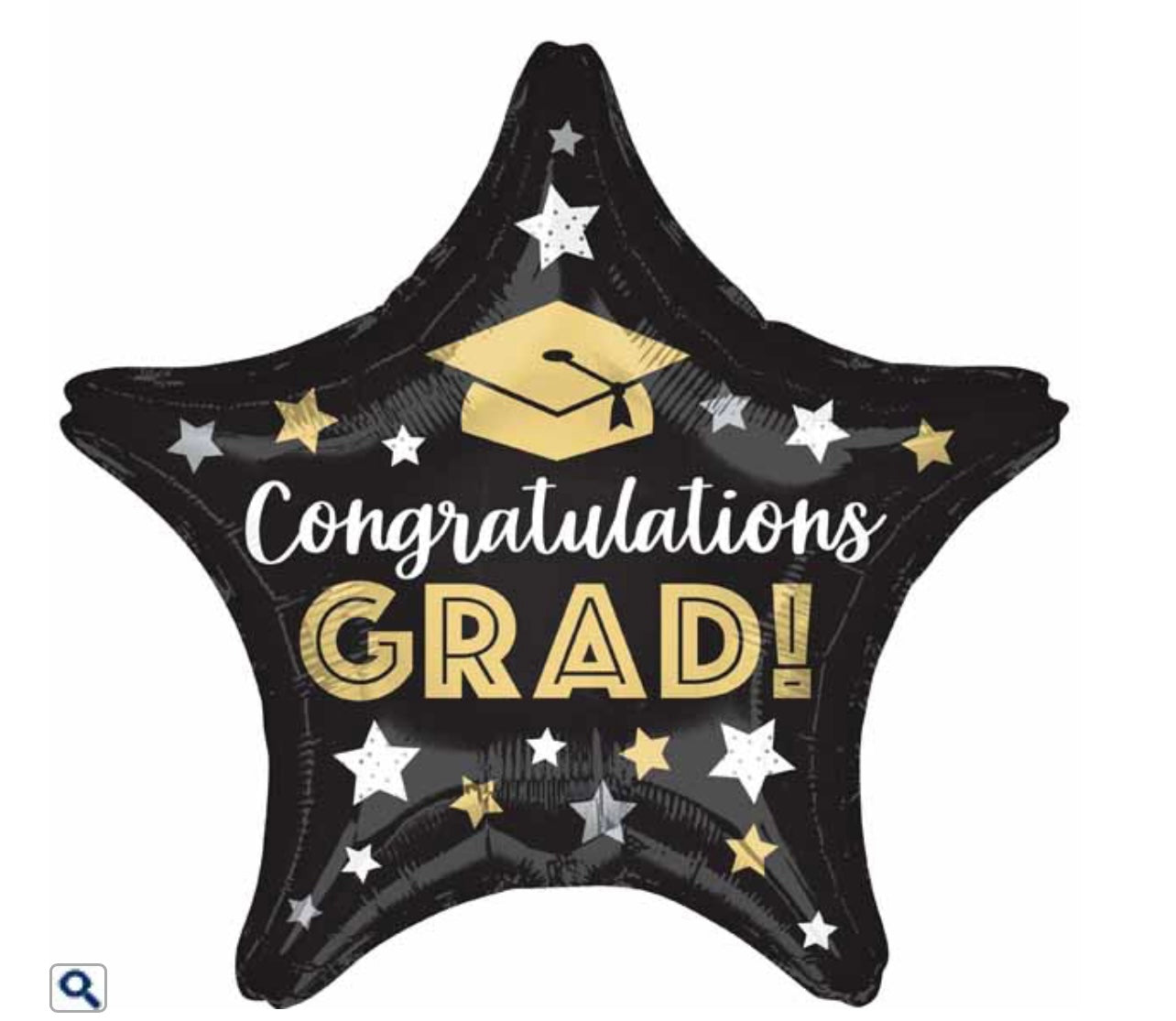 Grad balloon with helium - Floral Fashion Boutique