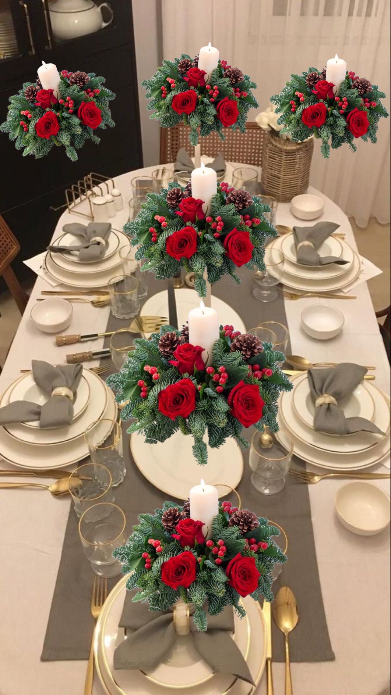 Holiday Celebration Centerpiece set