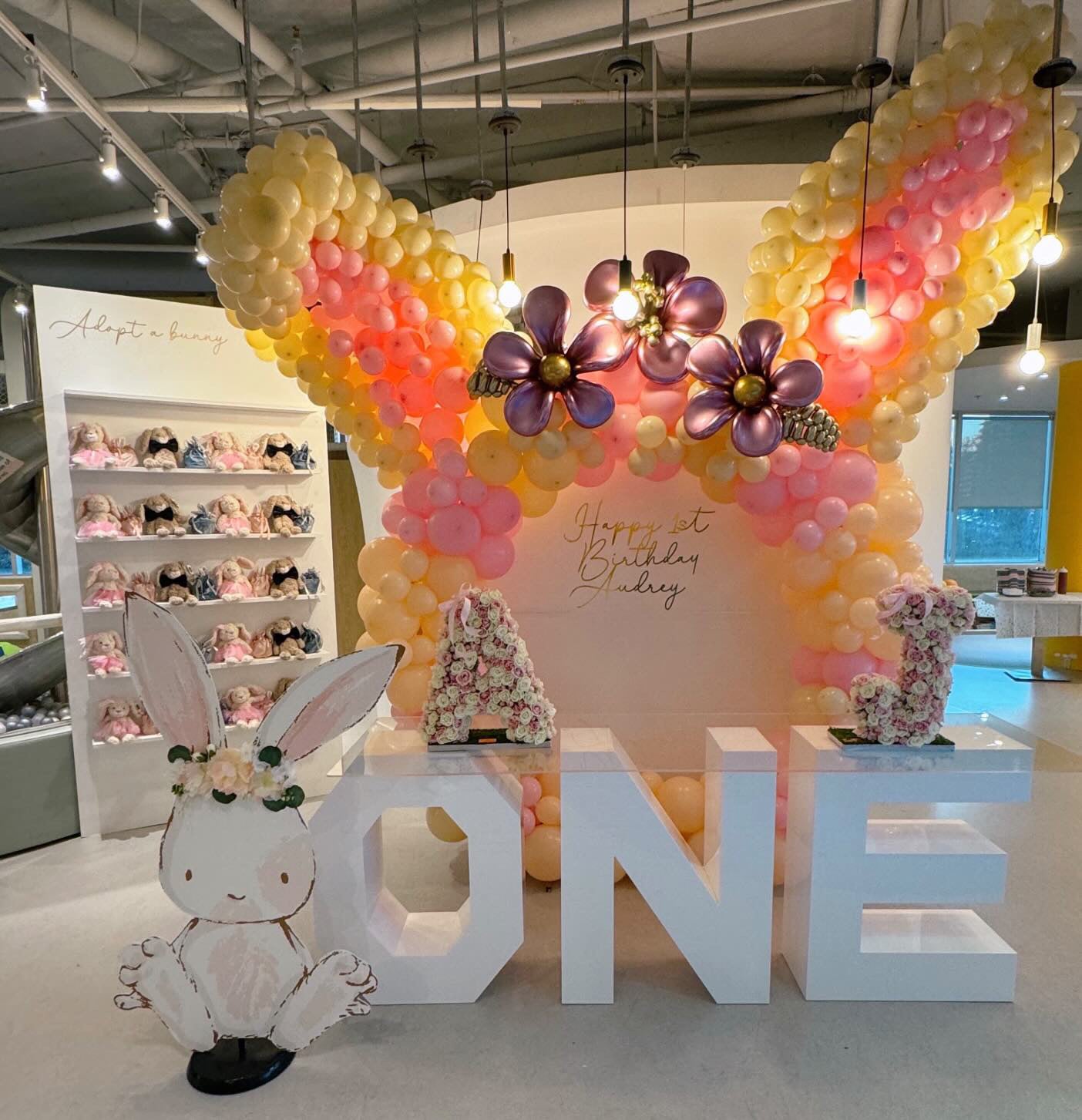 1.3 Ft Floral Letters – Custom Rose Initials for Events & Gifts