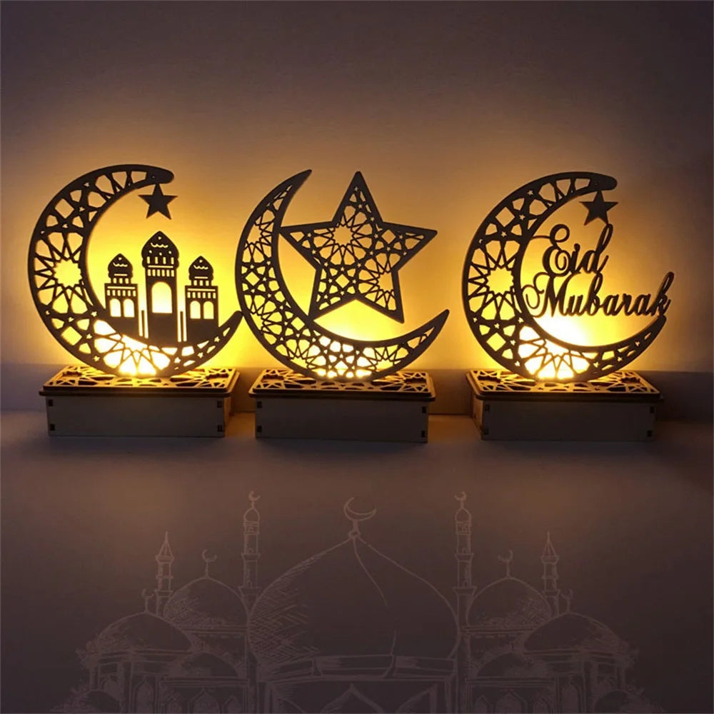 Eid Mubarak Ramadan led candles - Floral Fashion Boutique