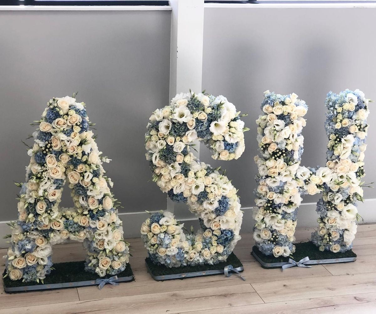 1.3 Ft Floral Letters – Custom Rose Initials for Events & Gifts
