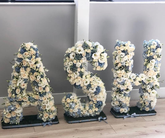 1.3 Ft Floral Letters – Custom Rose Initials for Events & Gifts