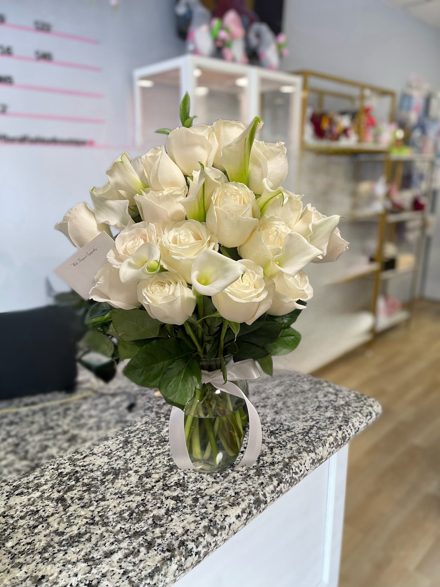 Calla Lilies & Roses