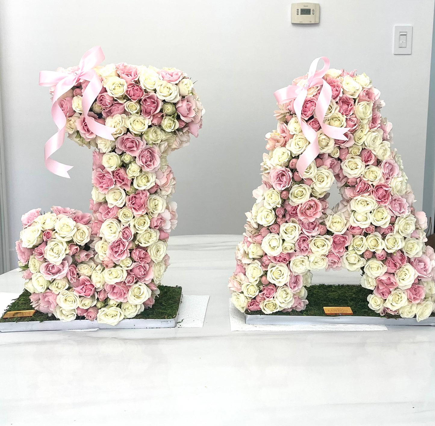 1.3 Ft Floral Letters – Custom Rose Initials for Events & Gifts
