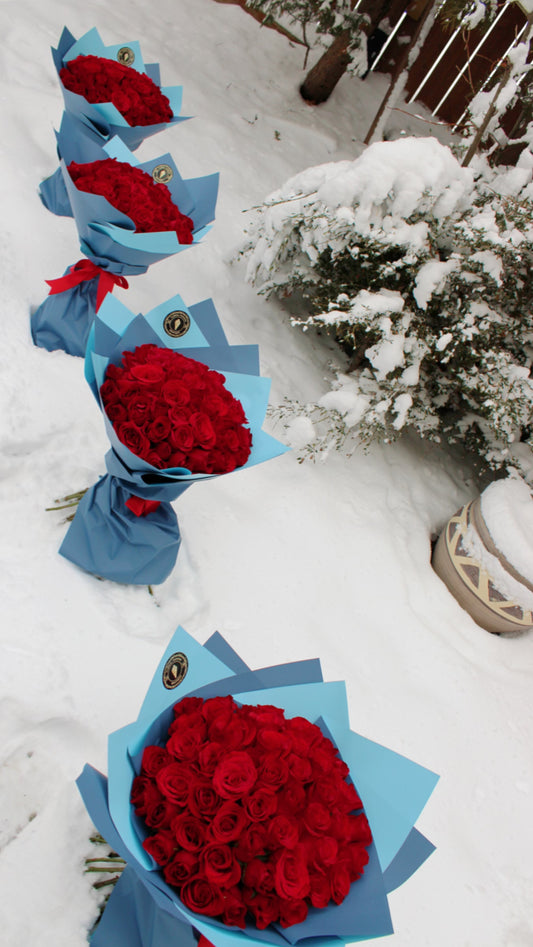 50 roses bouquet - Floral Fashion Boutique