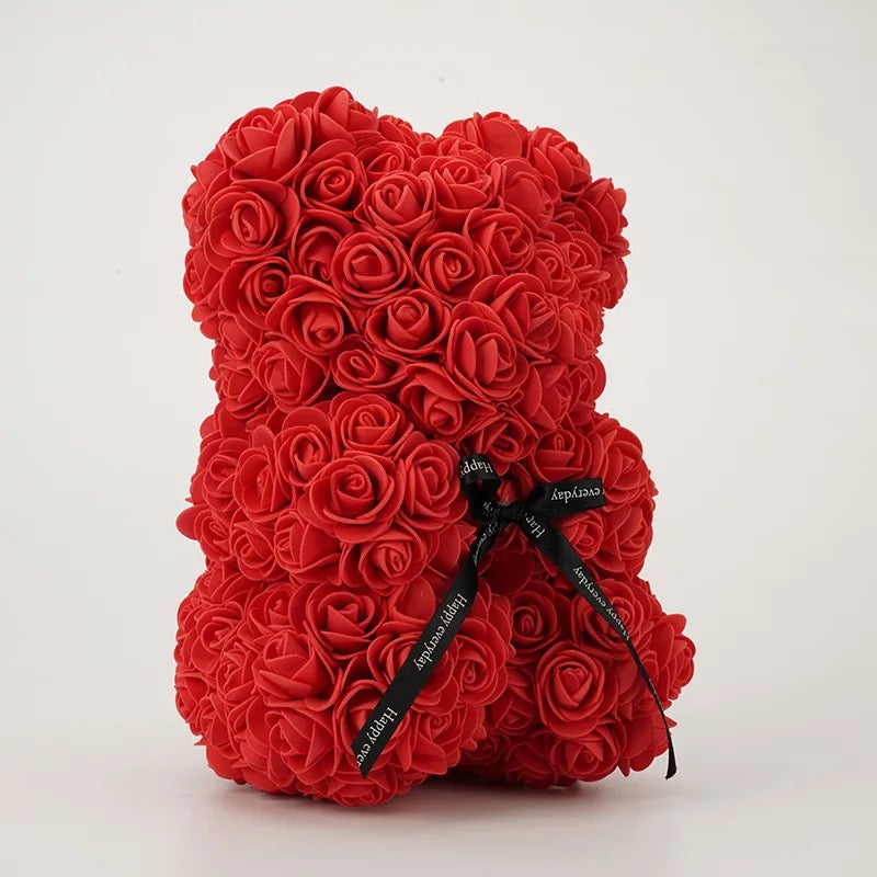 Rose Bear Small (25cm) - Floral Fashion Boutique