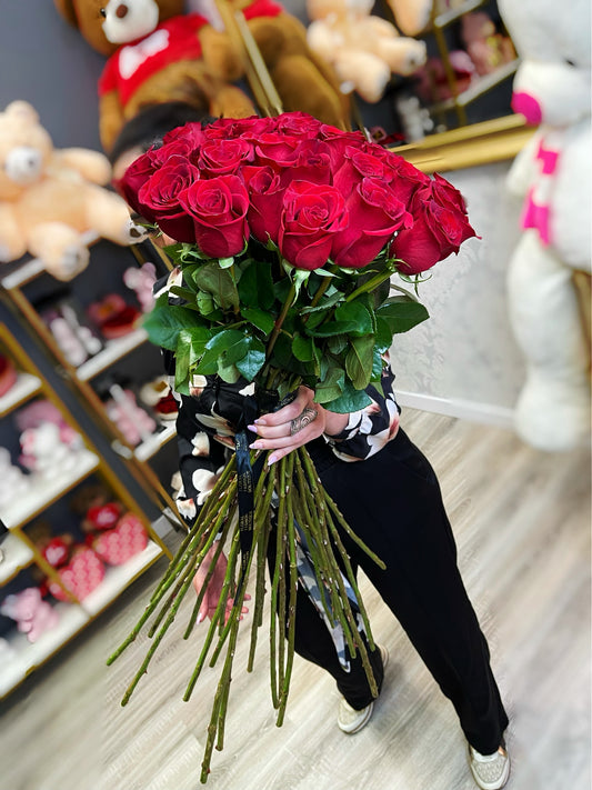 50 roses bouquet - Floral Fashion Boutique