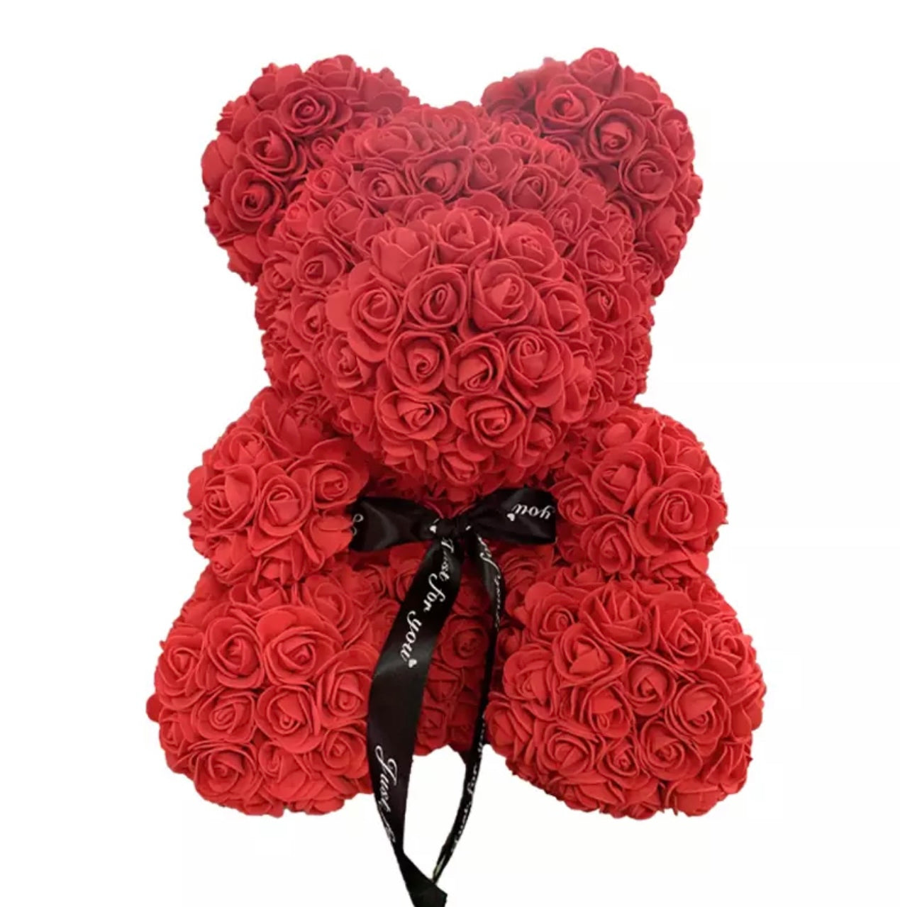 Rose Bear Large (40cm) - Floral Fashion Boutique