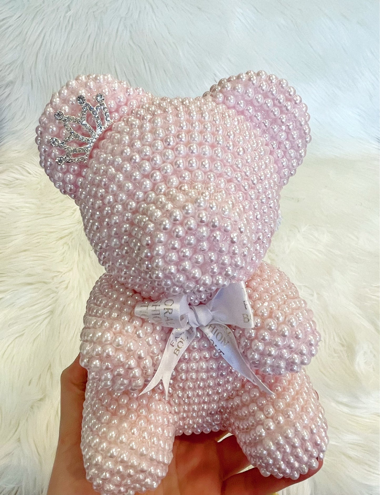 Pearl Teddy Bear - Floral Fashion Boutique