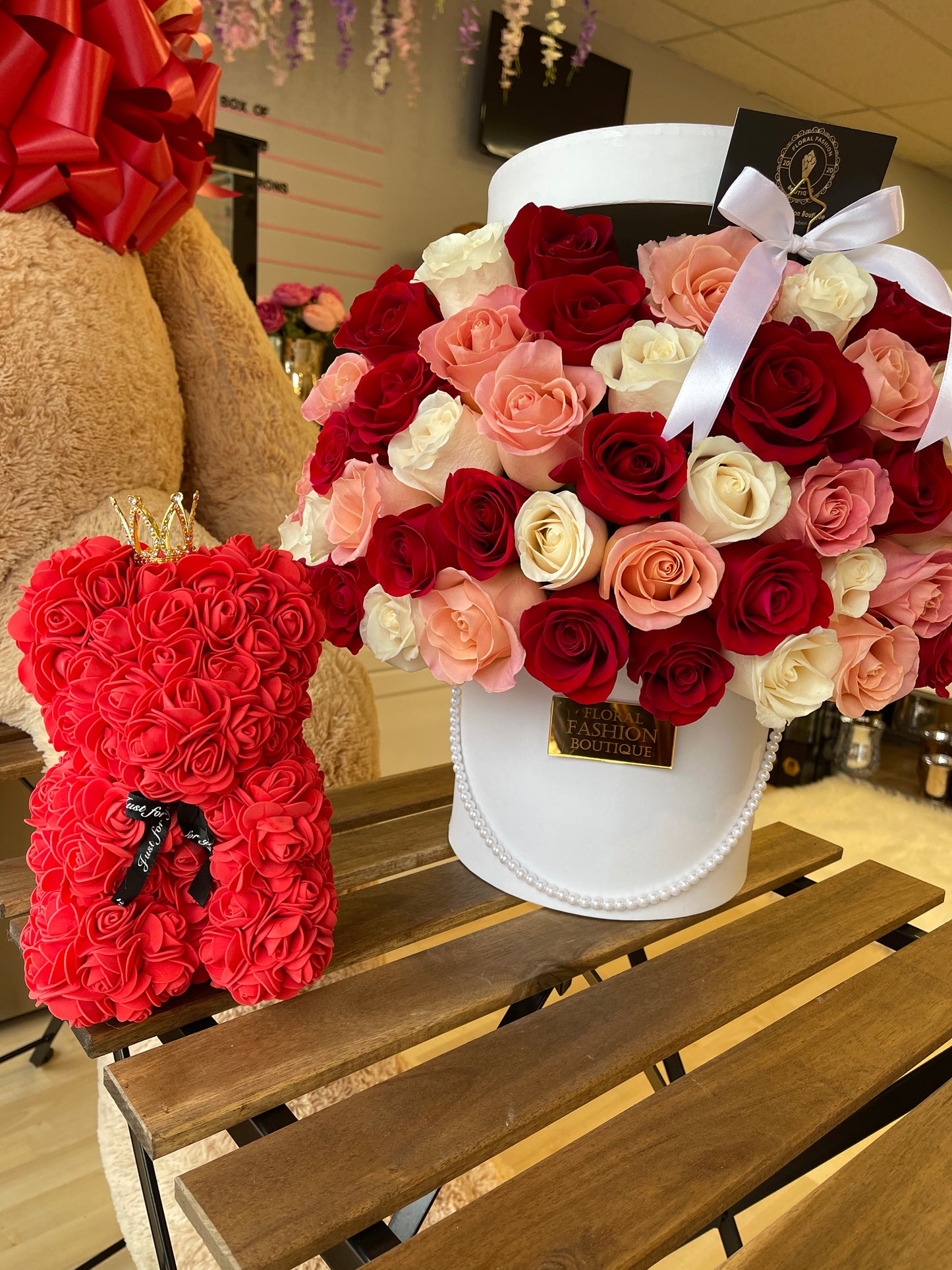 Colourful Roses Box ♥️ - Floral Fashion Boutique