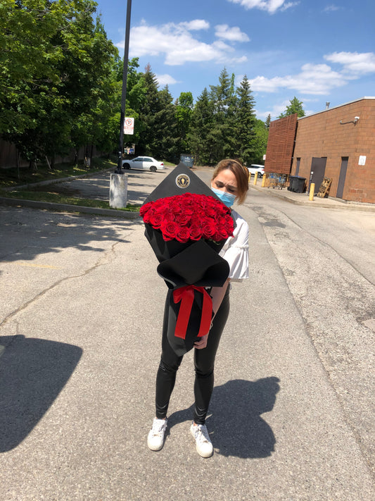 50 roses bouquet - Floral Fashion Boutique