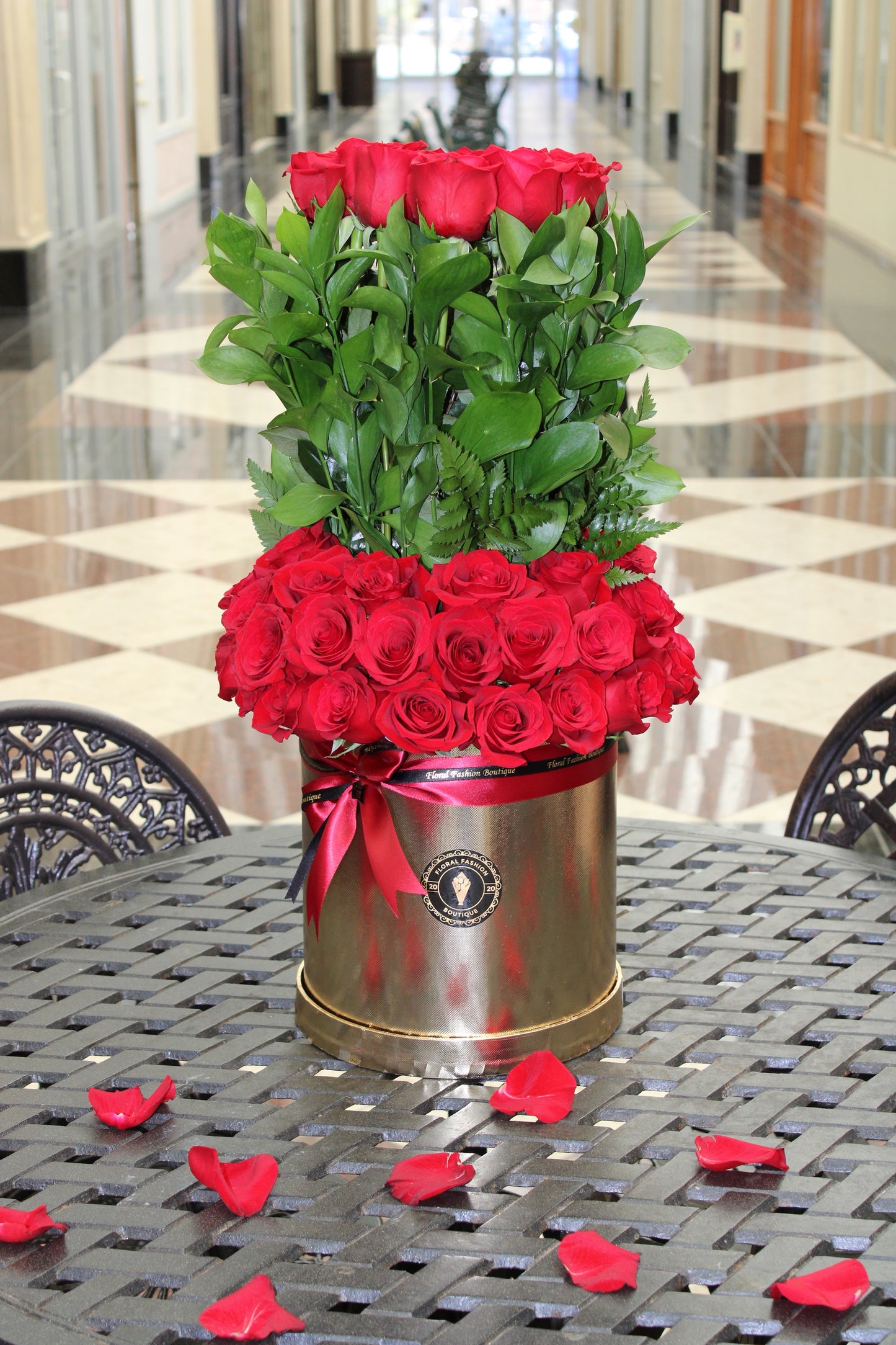 Luxurious Golden Box - Floral Fashion Boutique