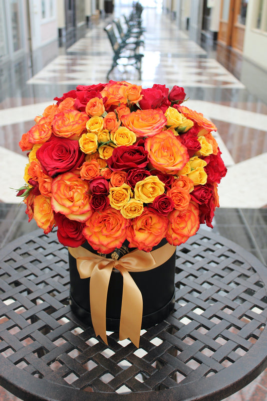 ORANGE Roses and Flowers - Floral Fashion Boutique