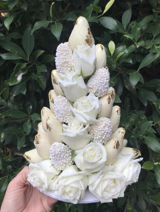 White Chocolate Tower - Floral Fashion Boutique