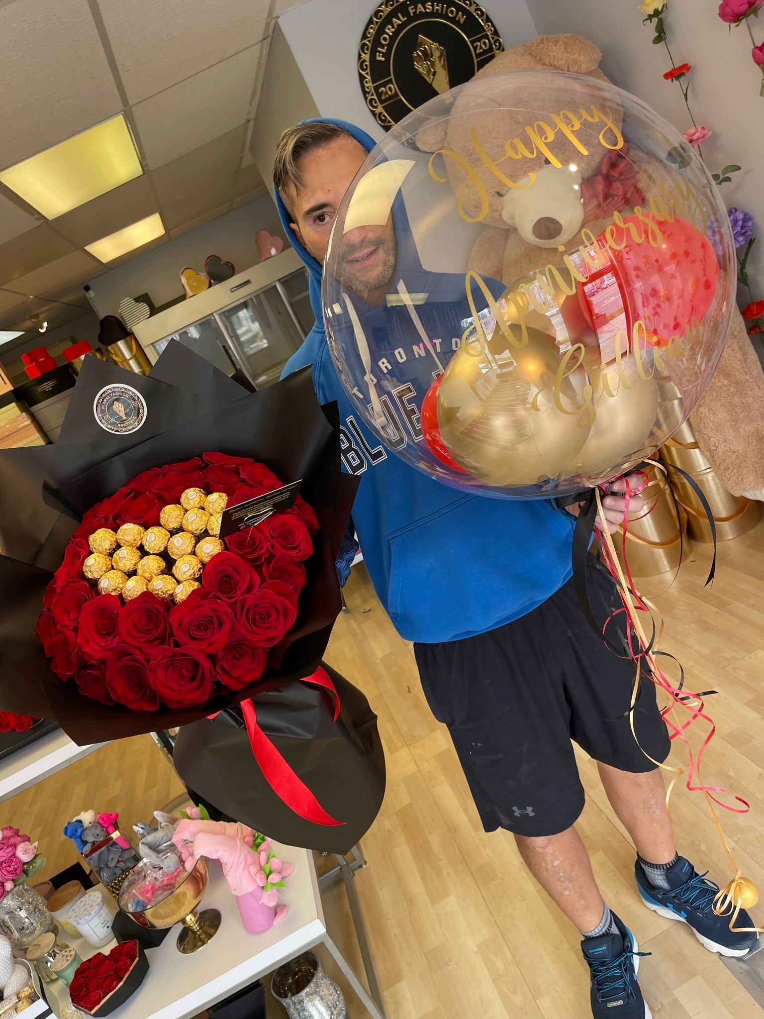 Heart Ferrero rocher bouquet - Floral Fashion Boutique