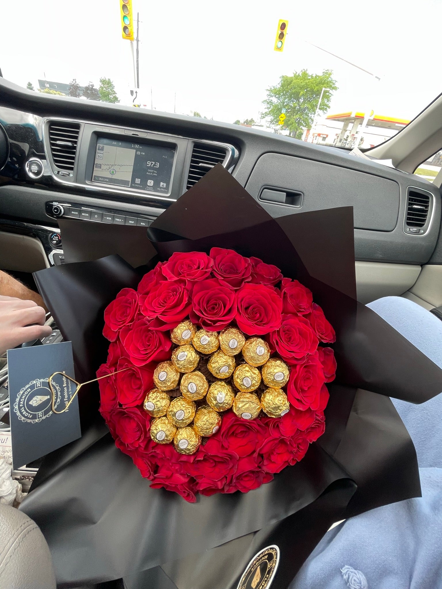 Heart Ferrero rocher bouquet - Floral Fashion Boutique