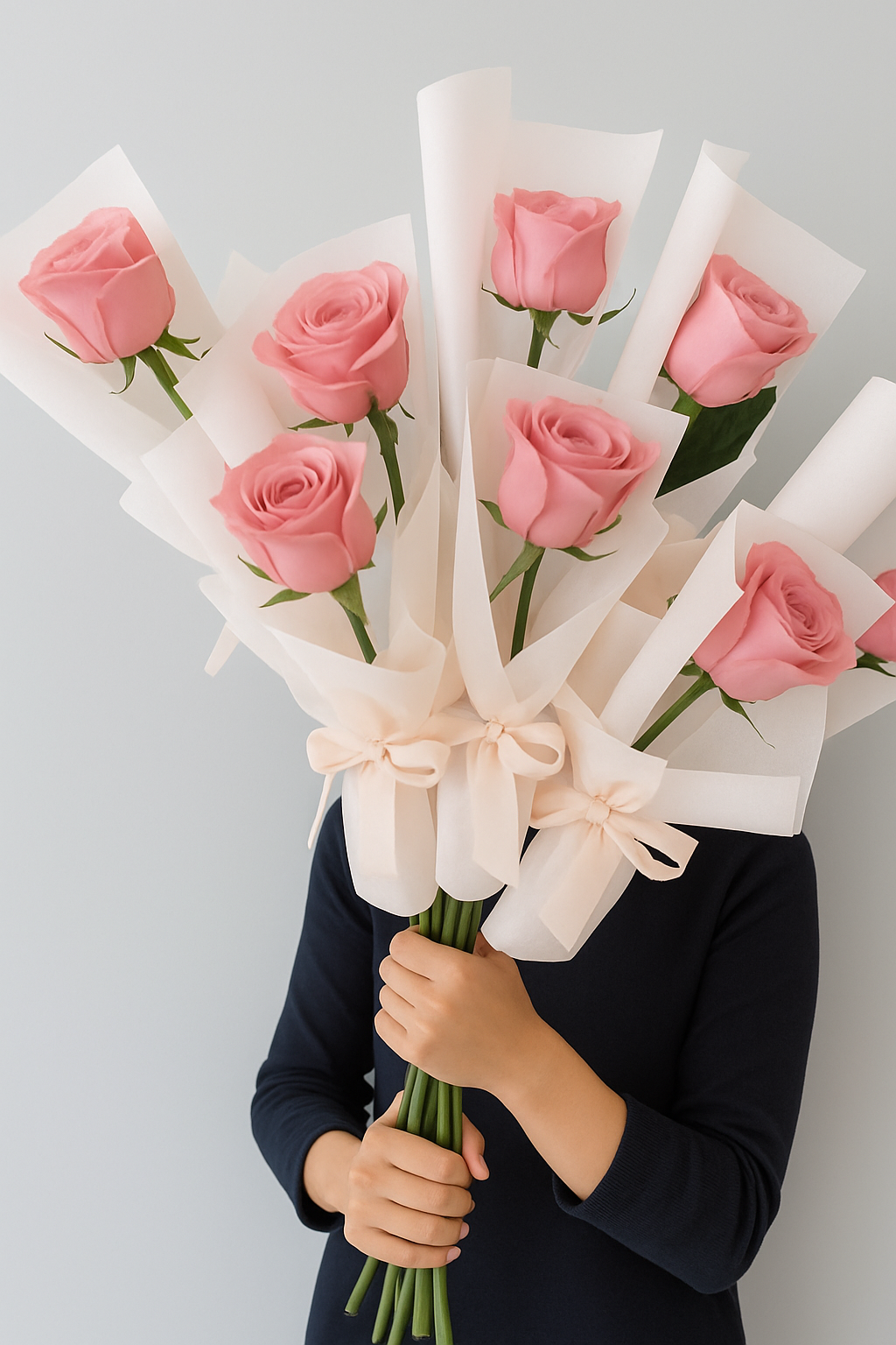Elegant Single Rose Wrapped – Mother’s Day Special