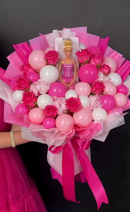 Barbie bouquet - Floral Fashion Boutique
