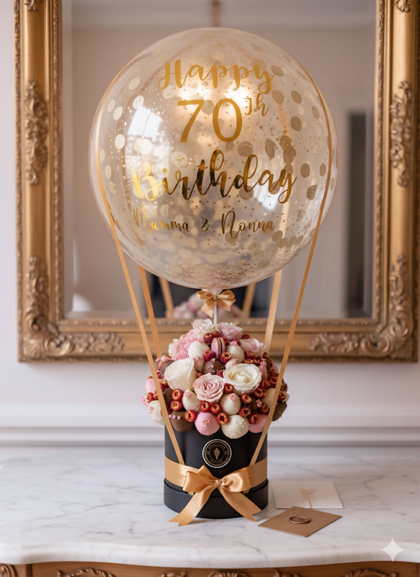 Round Box with balloon