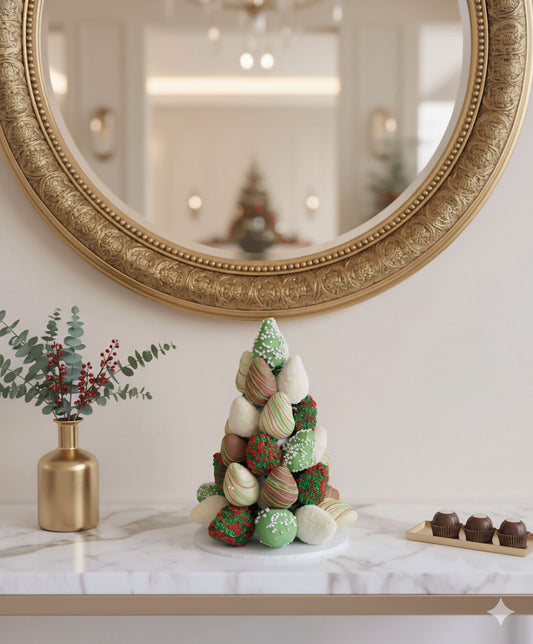 Gourmet Chocolate Strawberry Tree | Exclusive Christmas Desserts