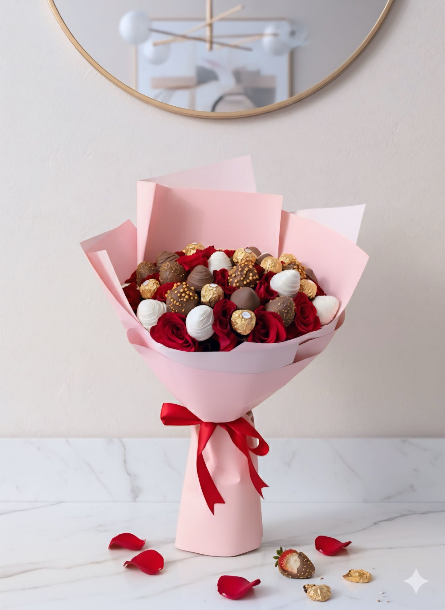 Red and Pink Fancy Bouquet