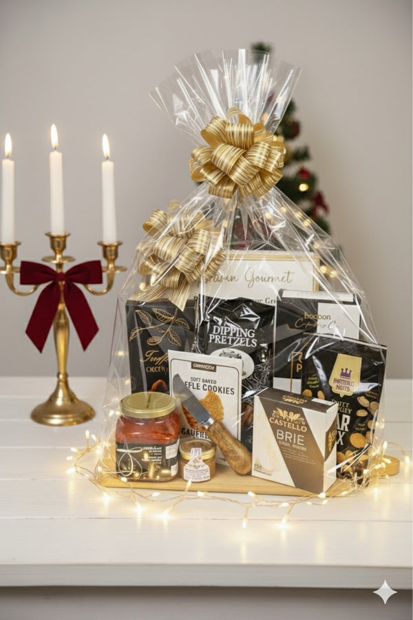 16" The Gourmet Wine & Cheese Gift Basket - Perfect for Any Occasion