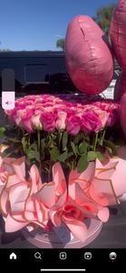 Pink Fresh Roses box