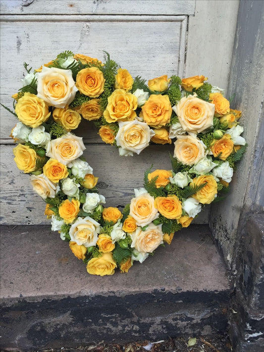 Heart eternal wreath / Funeral Arrangements - Floral Fashion Boutique
