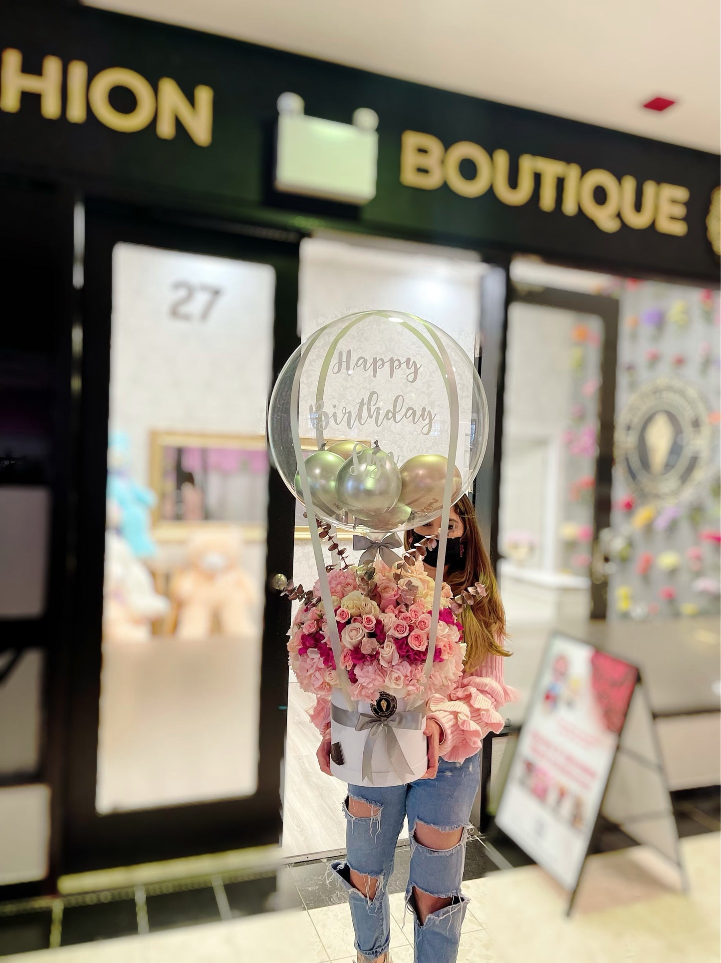 Pink shadows - Floral Fashion Boutique