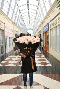 Light pink graduation bouquet