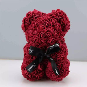 Rose Bear Small  (25cm)