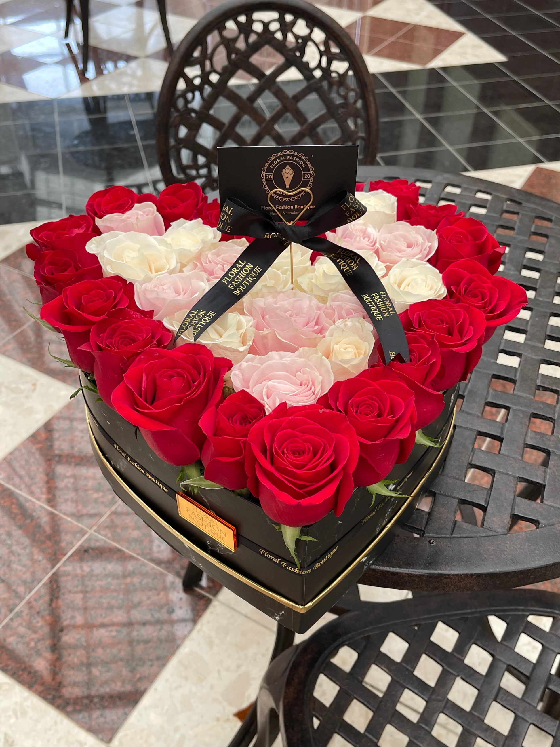 Red, pink and white. - Floral Fashion Boutique