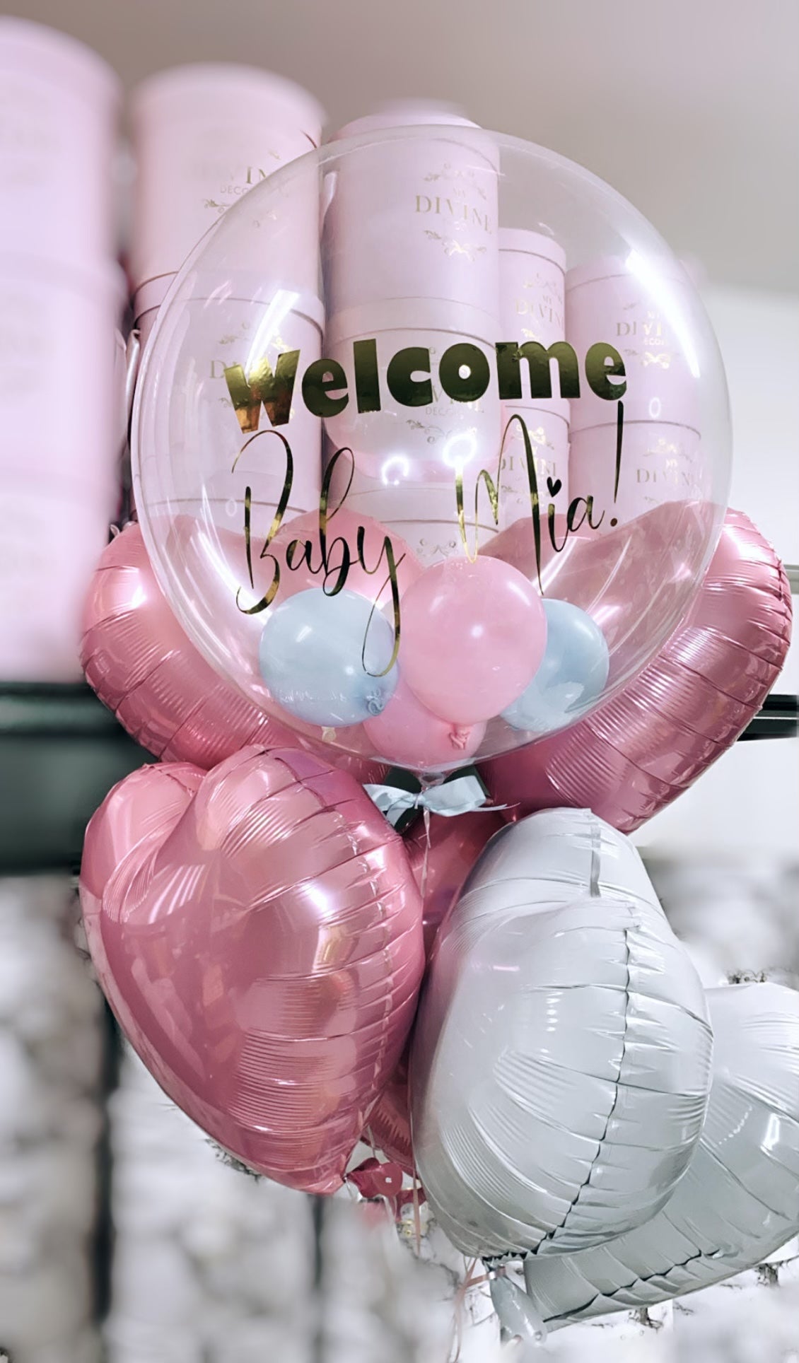 Personalized Balloon Bouquet with Foil - Floral Fashion Boutique