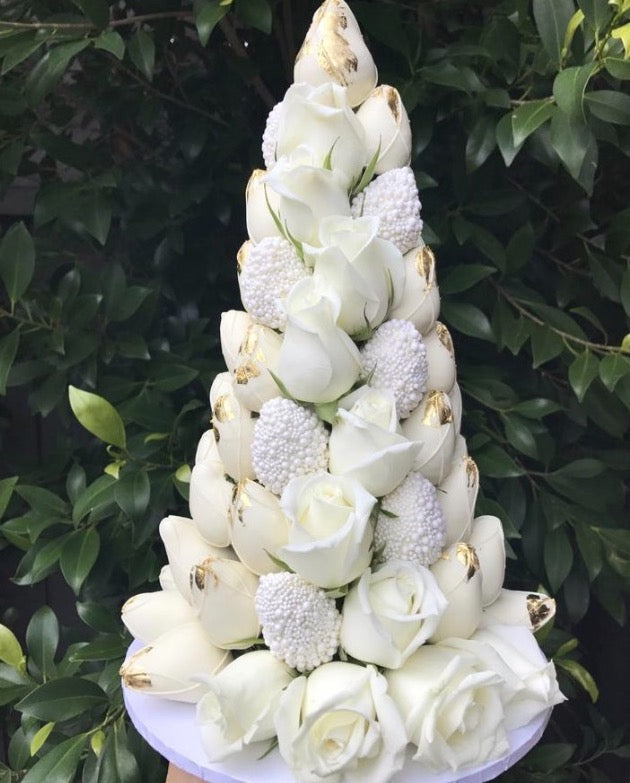 White Chocolate Tower - Floral Fashion Boutique