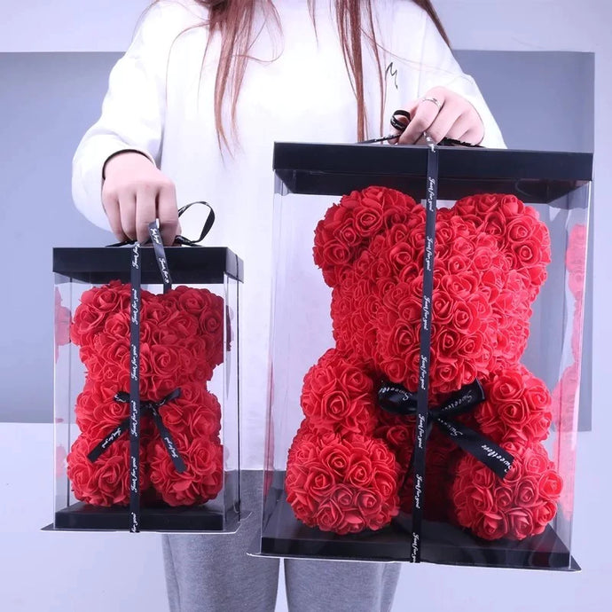 Rose Bear Small (25cm) - Floral Fashion Boutique