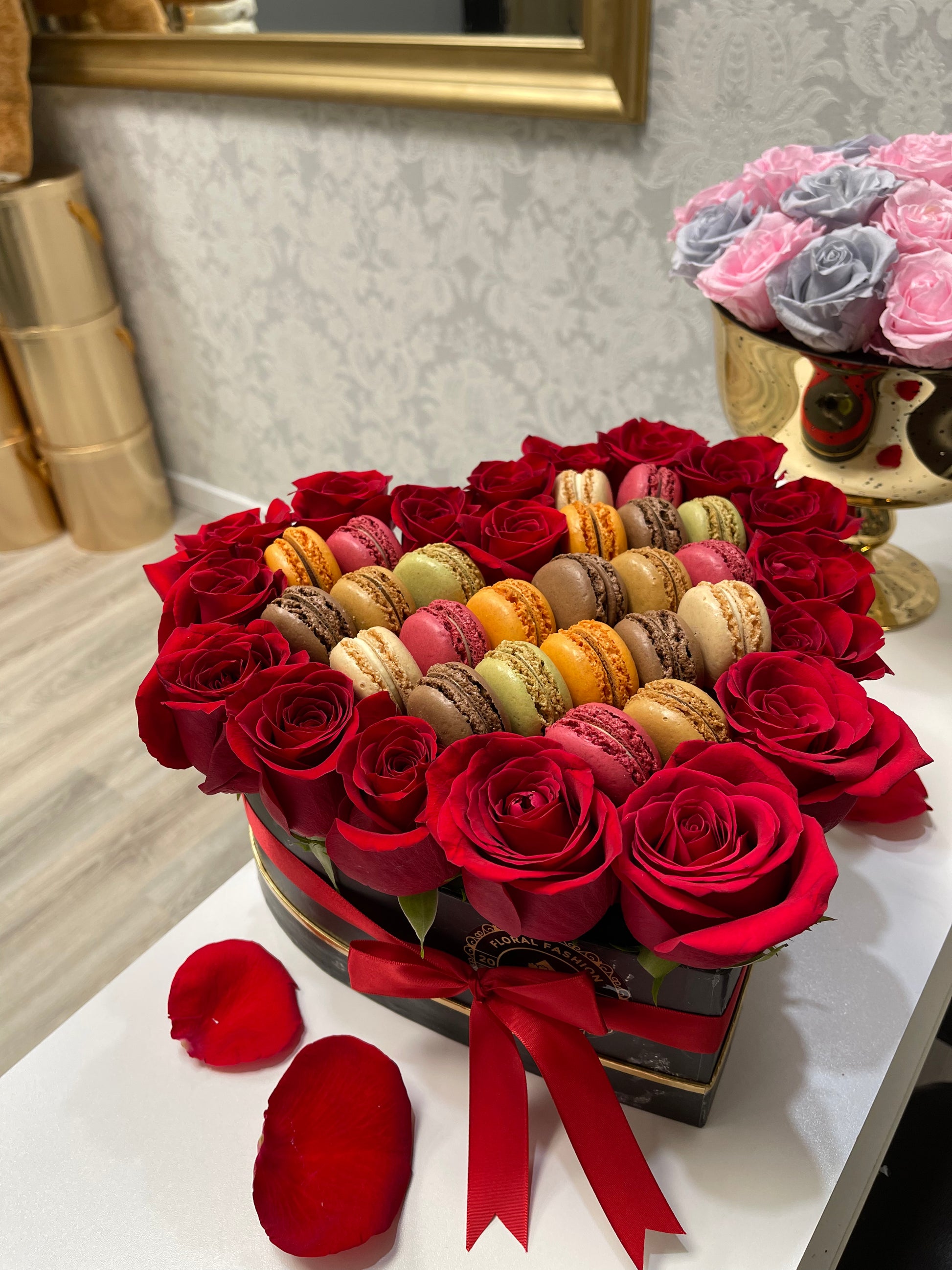 Roses & French Macarons - Floral Fashion Boutique