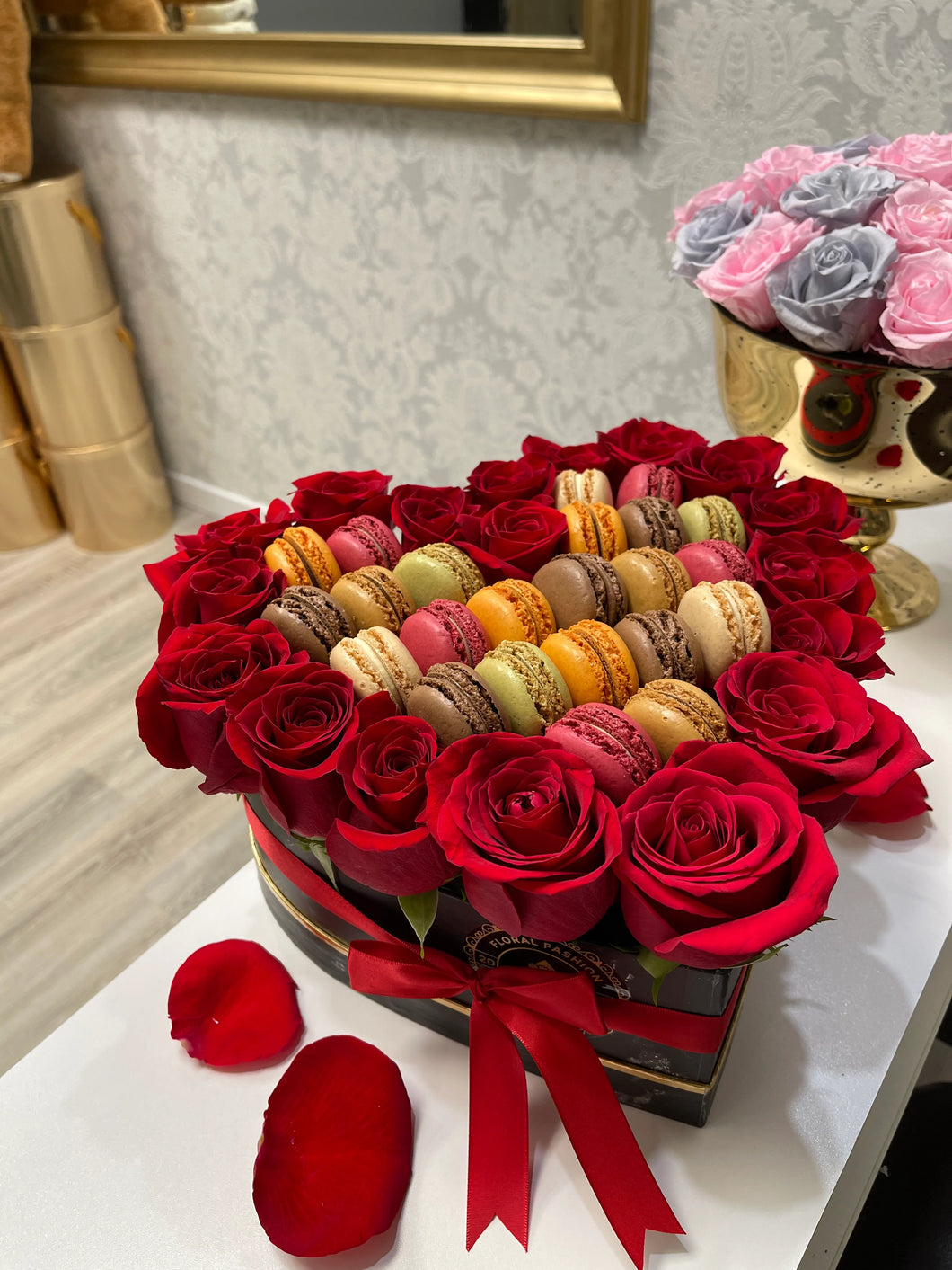 Roses & French Macarons / Valentine’s Day