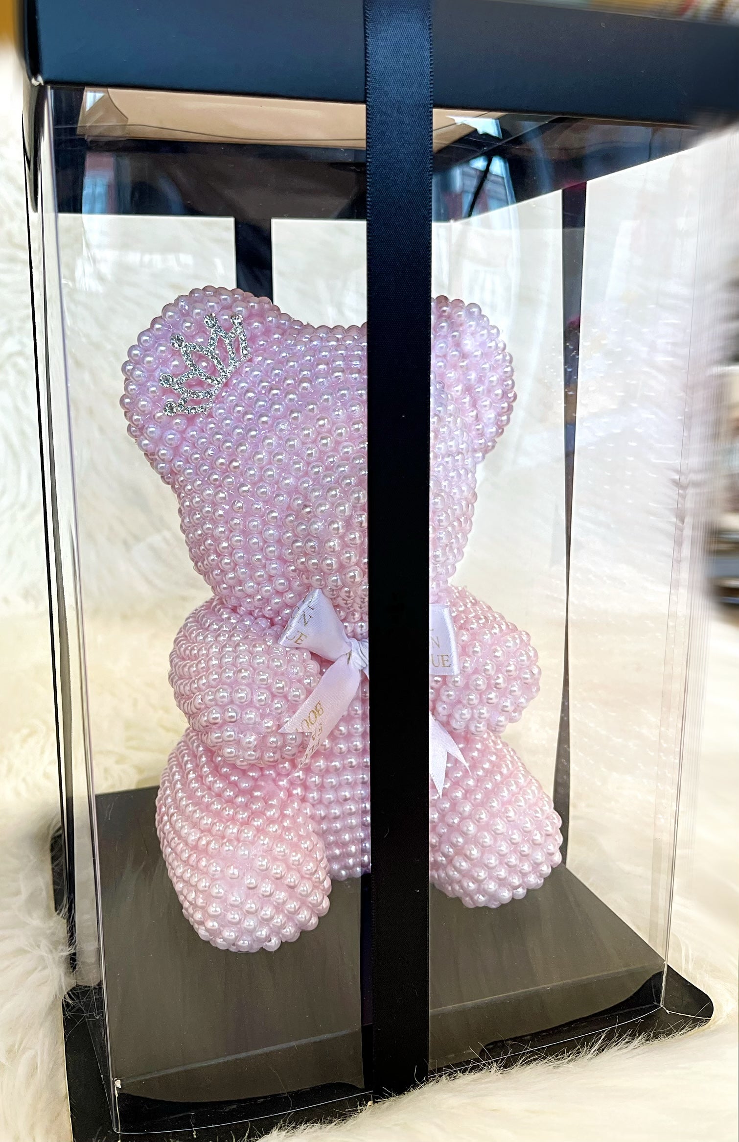 Pearl Teddy Bear - Floral Fashion Boutique