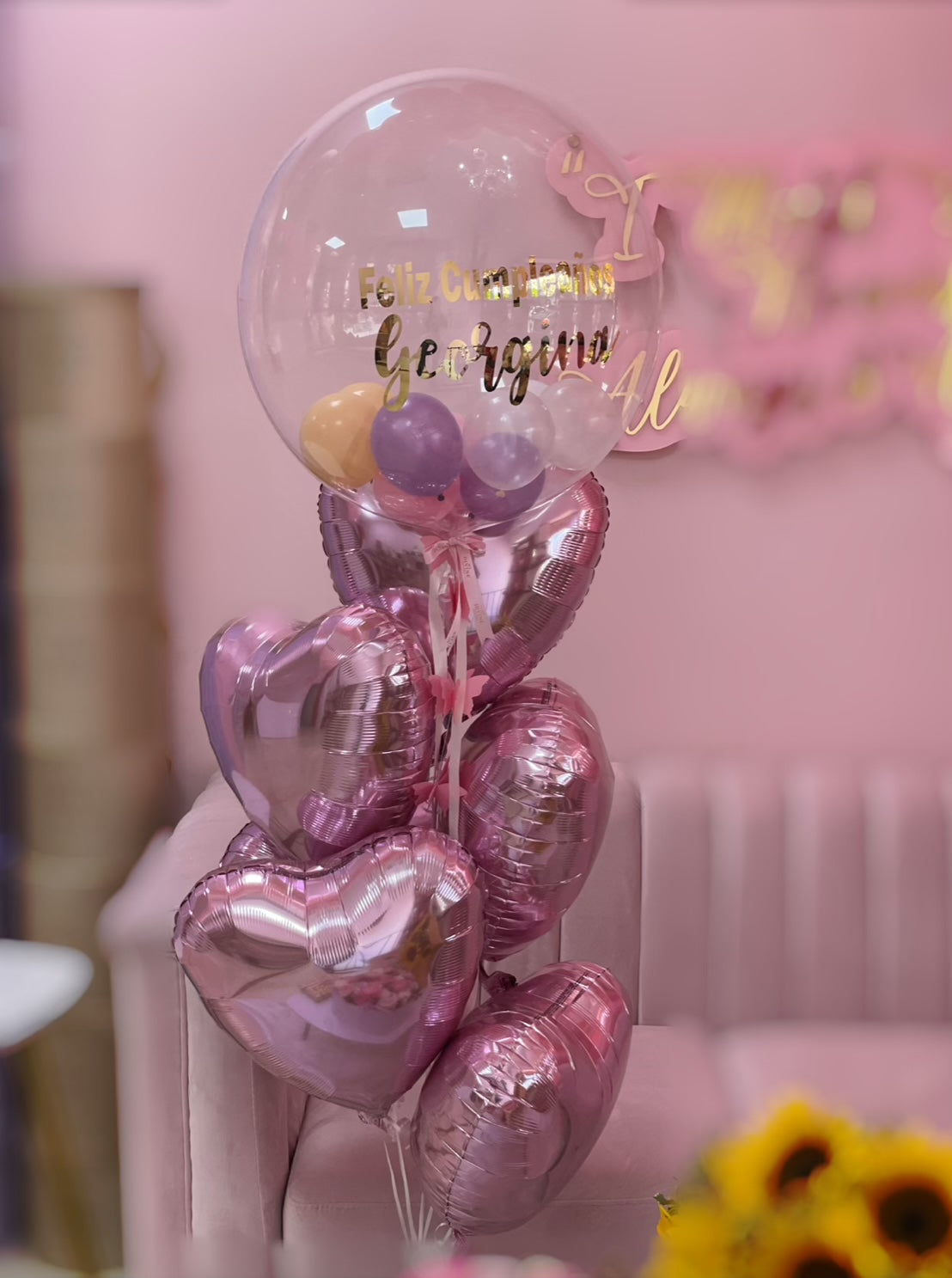 Personalized Balloon Bouquet with Foil - Floral Fashion Boutique