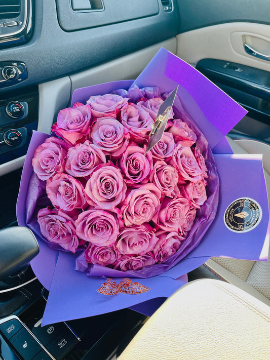 25 lilac roses - Floral Fashion Boutique