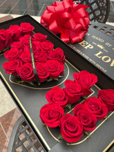 Load image into Gallery viewer, I love you box “ Fresh Roses”/ Valentine’s Day flowers
