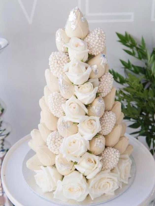 White Chocolate Tower - Floral Fashion Boutique