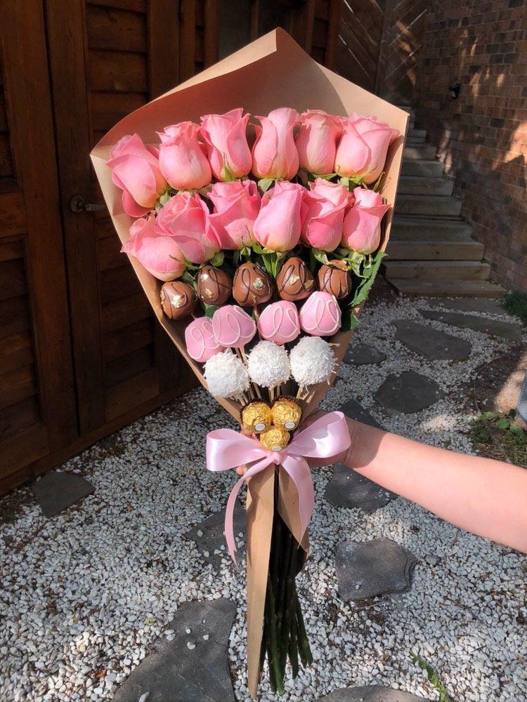 Pink Rustic Bouquet - Floral Fashion Boutique