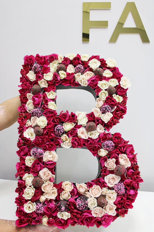 Large Flower Letter - Floral Fashion Boutique
