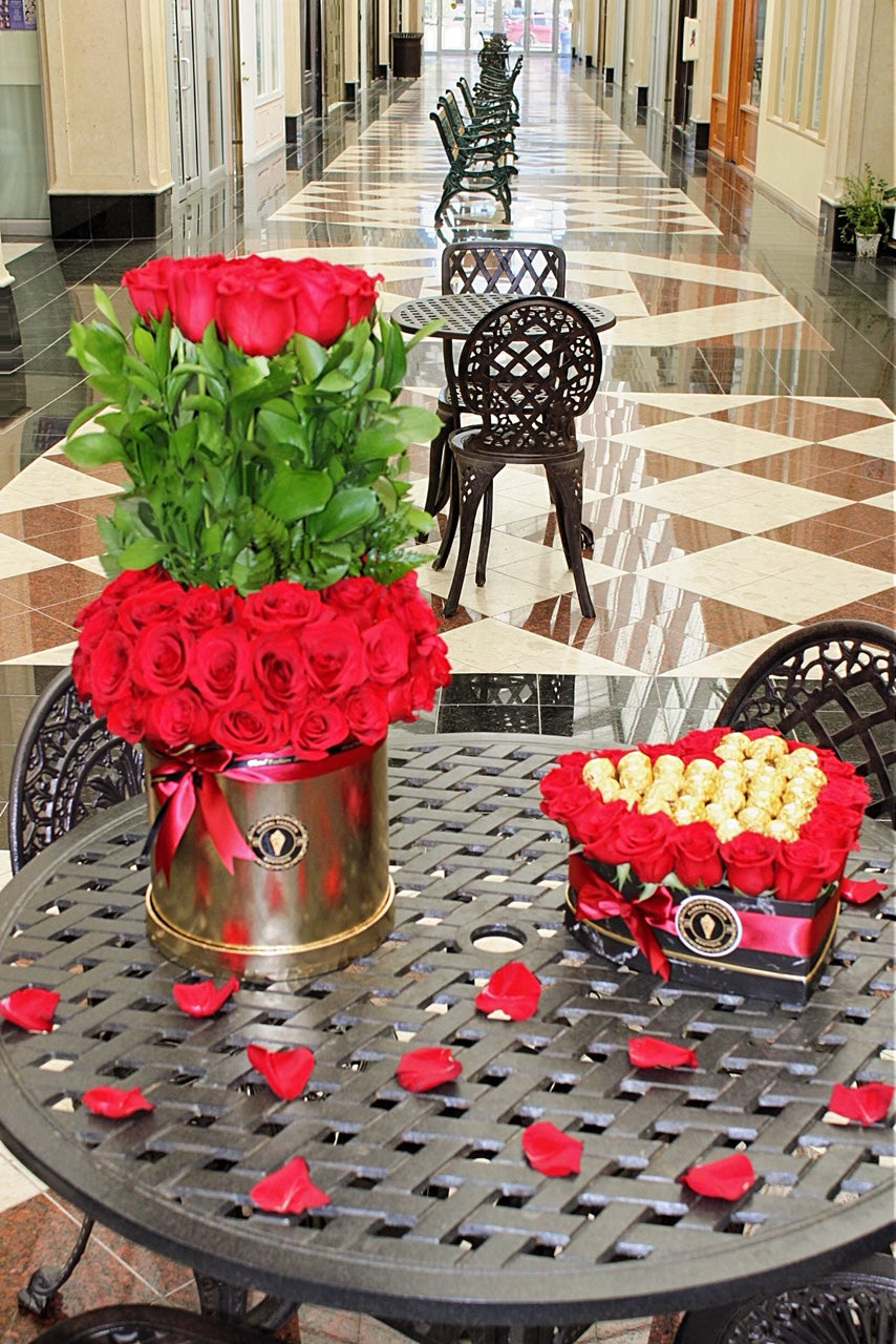 Luxurious Golden Box - Floral Fashion Boutique