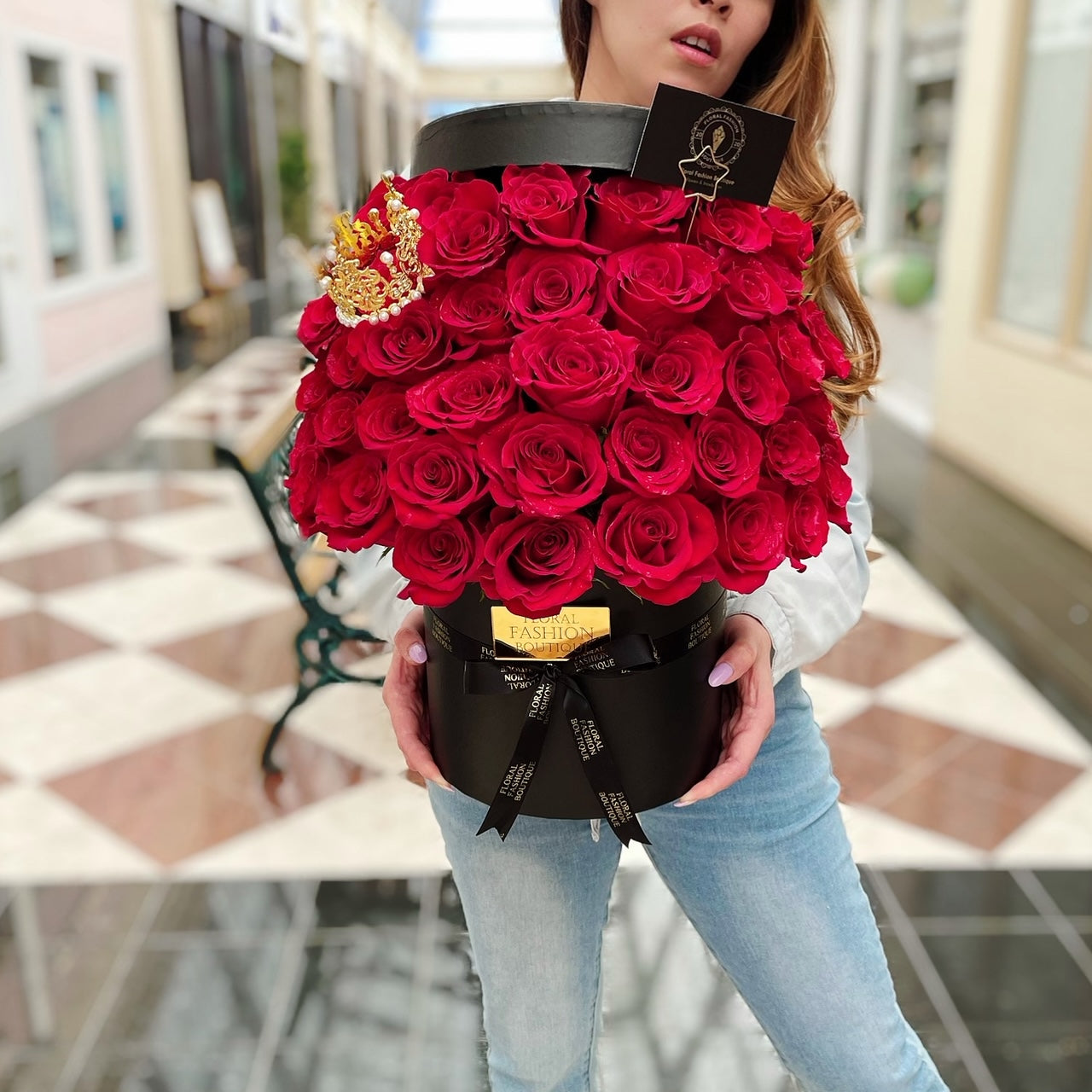 Elegant red - Floral Fashion Boutique